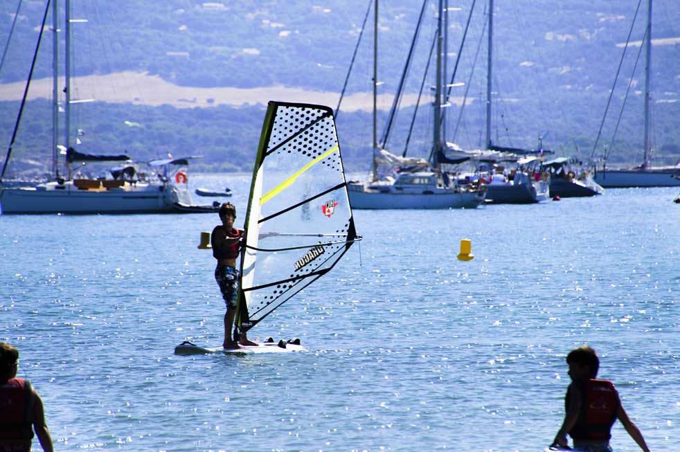 Corsican camping nautical activity