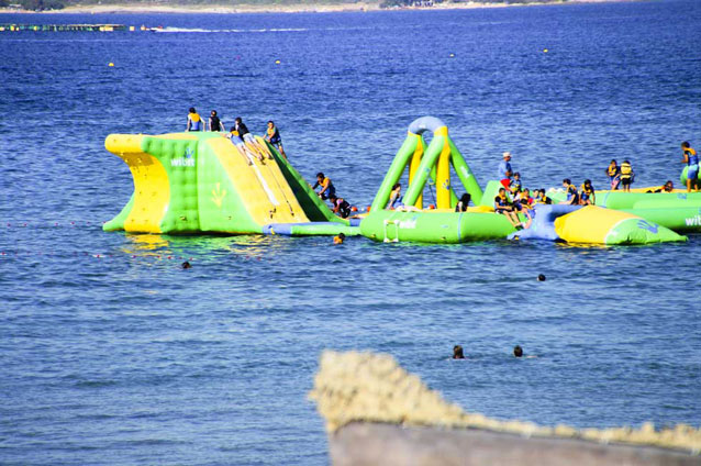Corsican camping overlooking the sea