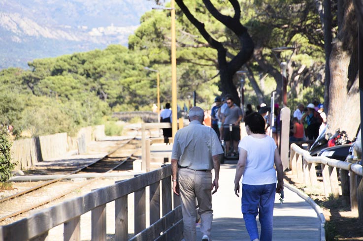 camping corsica activity walk