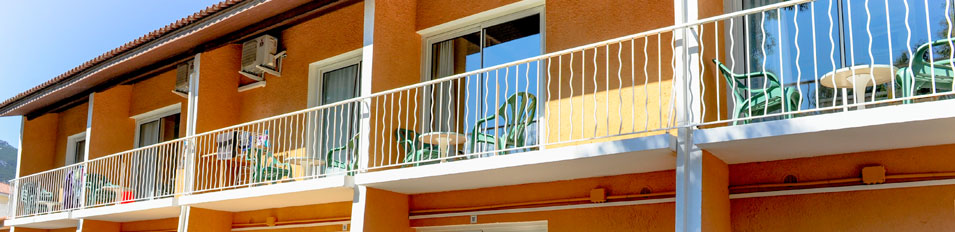 studios and apartments in Corsican camping