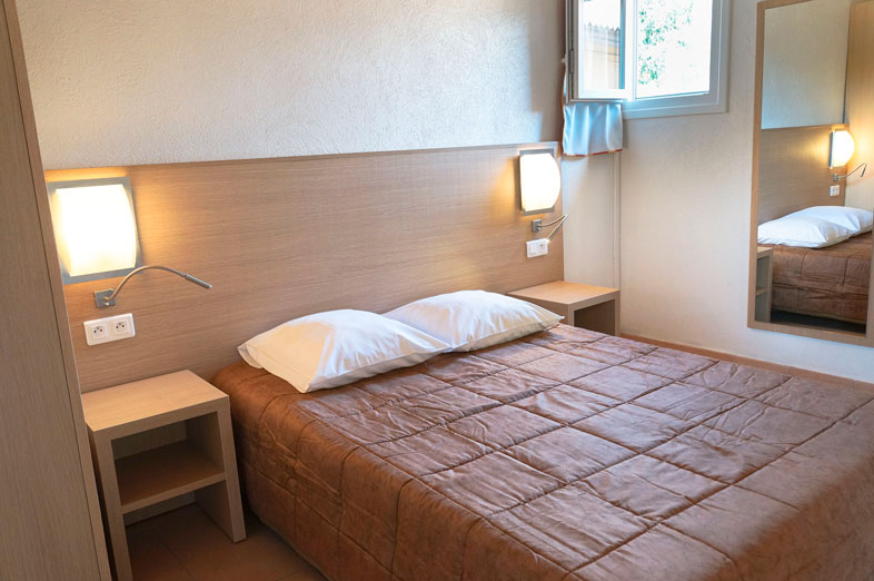 Appart type 3 living room camping Corsica