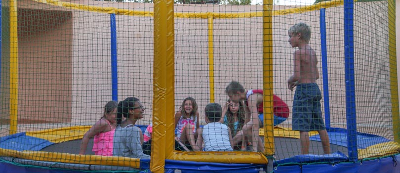 aire de jeu en camping Corse