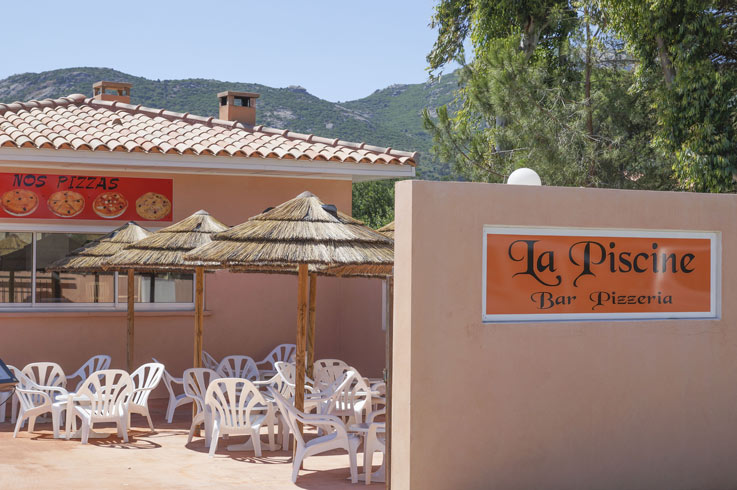 bar pizzeria campsite Corsica