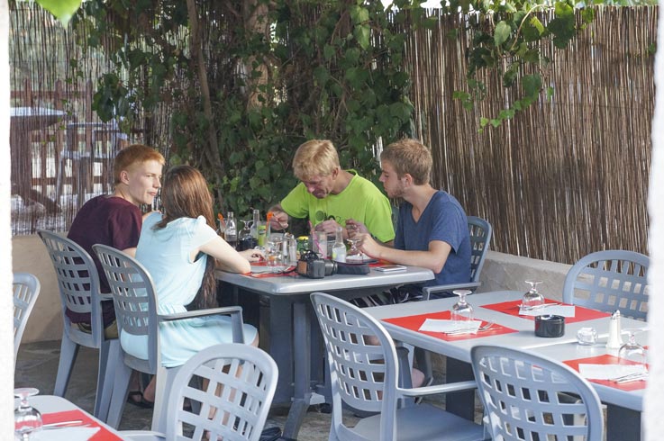 campsite restaurant Corsica