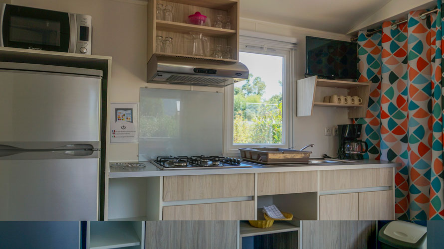 kitchen MH Roccapina camping beavers