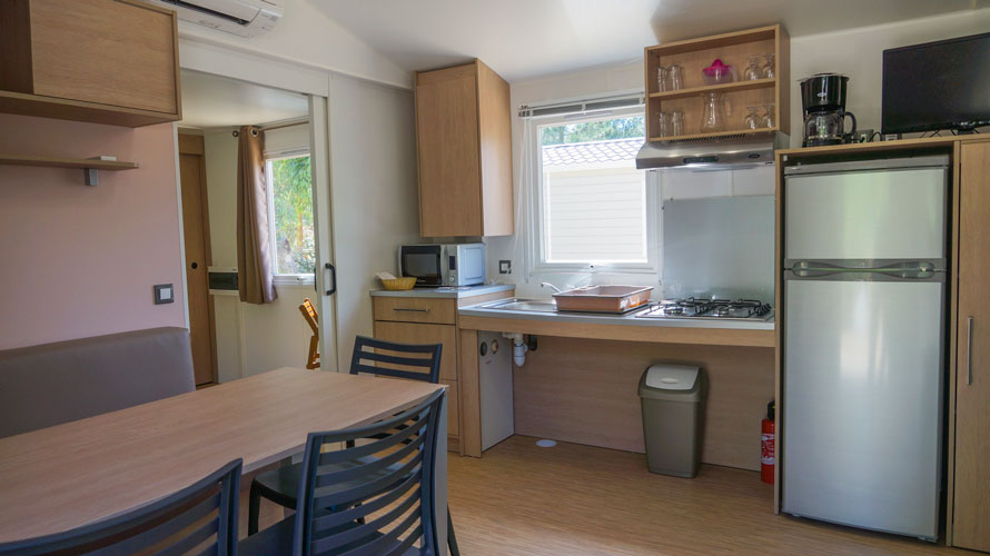 Mobile home PMR camping Castors
