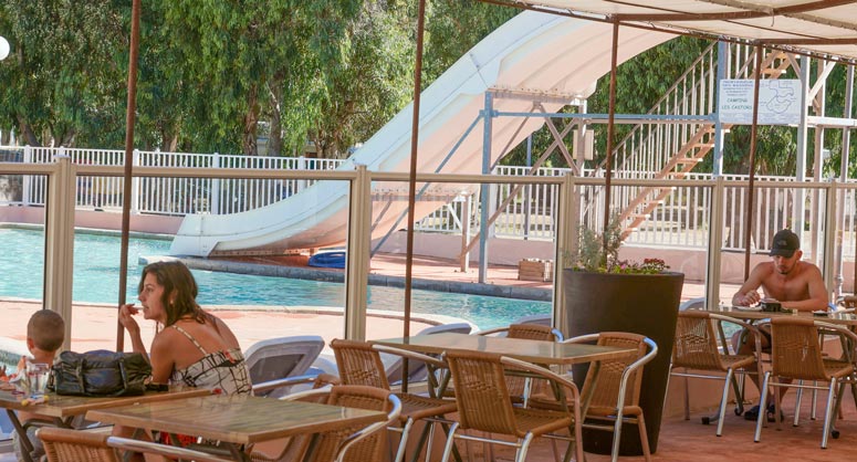 campsite swimming pool security Corsica